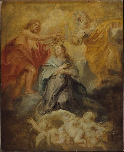 La coronación de la Virgen de Peter Paul Rubens