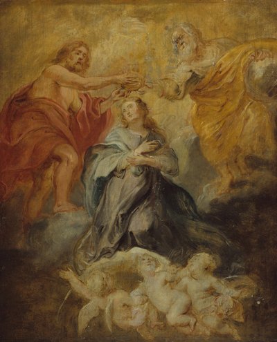 La Coronación de la Virgen, ca. 1632-33 de Peter Paul Rubens