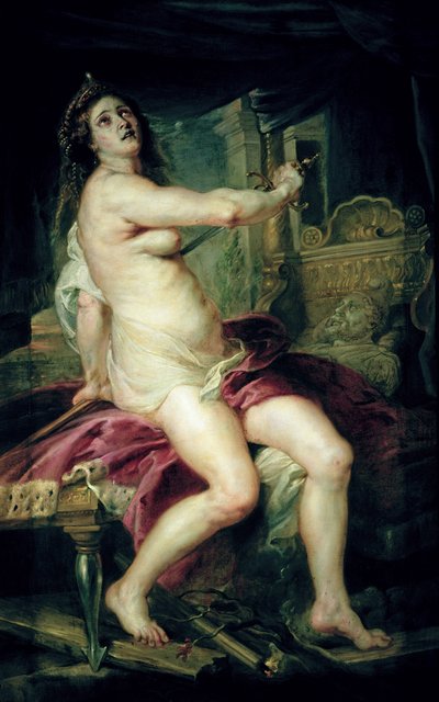 La muerte de Dido de Peter Paul Rubens