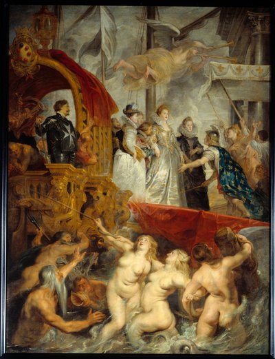El desembarco de María de Médicis en el puerto de Marsella el 3 de noviembre de Peter Paul Rubens