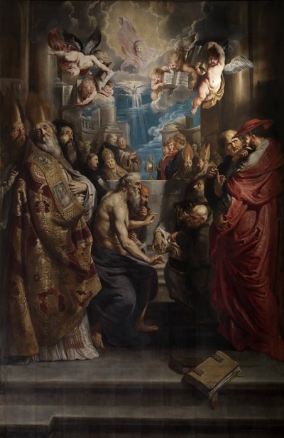 La Disputa del Santísimo Sacramento, ca 1609 de Peter Paul Rubens