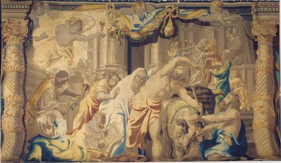 La Eucaristía Vence a los Sacrificios Paganos, Bruselas, segunda mitad del siglo XVII de Peter Paul Rubens