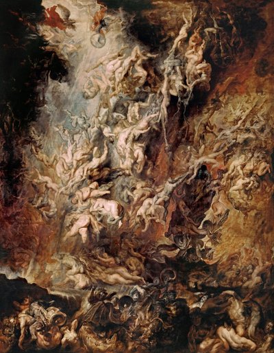 La Caída de los Condenados, c. 1620 de Peter Paul Rubens