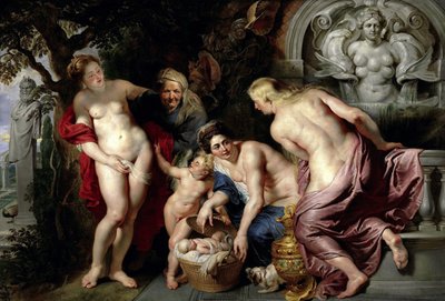 El hallazgo del niño Erictonio, c. 1615 de Peter Paul Rubens
