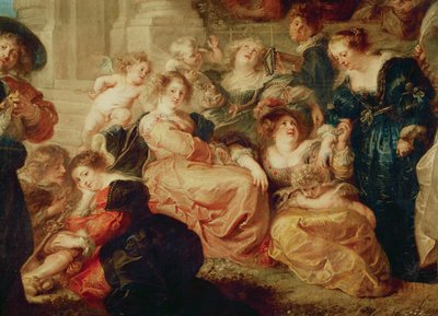 El Jardín del Amor (detalle) de Peter Paul Rubens