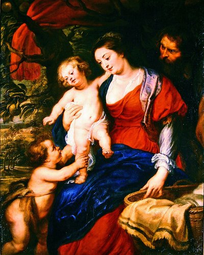 La Sagrada Familia con el Niño San Juan de Peter Paul Rubens