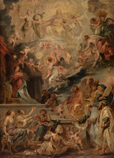 La Encarnación como Cumplimiento de Todas las Profecías de Peter Paul Rubens