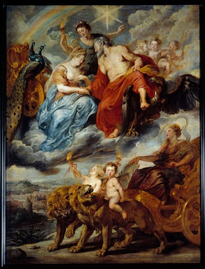 La entrevista del Rey y María de Médici en Lyon, 9 de noviembre de Peter Paul Rubens