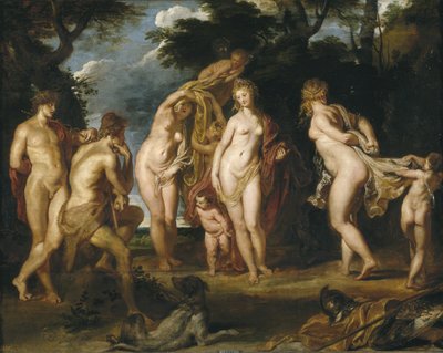 El Juicio de Paris, ca 1606 de Peter Paul Rubens