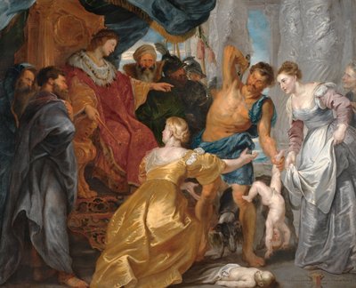 El juicio de Salomón de Peter Paul Rubens