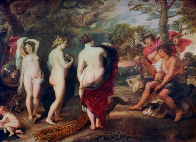 El juicio de Paris, c. 1635-1638, 1912 de Peter Paul Rubens