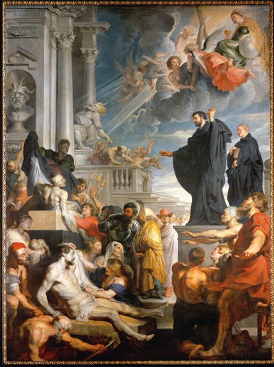 Los milagros de San Francisco Javier de Peter Paul Rubens