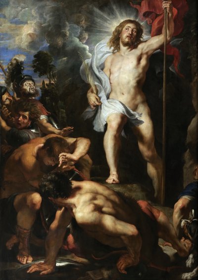 La Resurrección de Cristo (panel central), 1611-1612 de Peter Paul Rubens