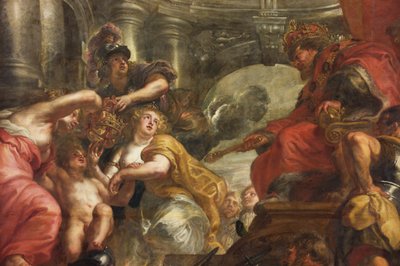 El techo de Rubens, Banqueting House, Whitehall, c.1629-34 (óleo sobre lienzo) de Peter Paul Rubens