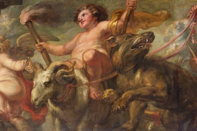El techo de Rubens, Banqueting House, Whitehall, c.1629-34 (óleo sobre lienzo) de Peter Paul Rubens