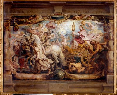 El Triunfo de la Iglesia sobre la Furia, la Discordia y el Odio de Peter Paul Rubens