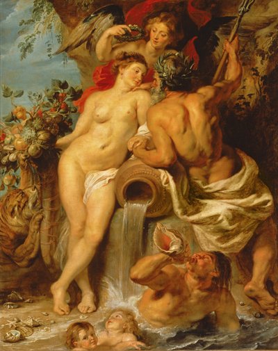 La unión de la Tierra y el Agua, c.1618 de Peter Paul Rubens