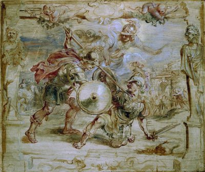 La muerte de Héctor, 1630-1635 de Peter Paul Rubens