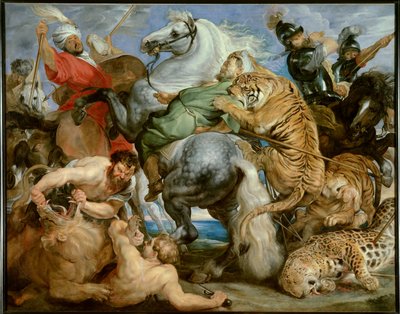 Caza del tigre de Peter Paul Rubens