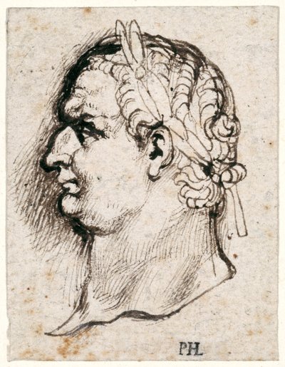 Tito, de diez dibujos de ocho de los primeros doce Césares, después de las medallas de Giovanni da Cavino de Peter Paul Rubens