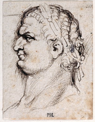 Tito, de diez dibujos de ocho de los primeros doce Césares, después de las medallas de Giovanni da Cavino de Peter Paul Rubens