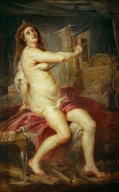 La muerte de Dido de Peter Paul Rubens