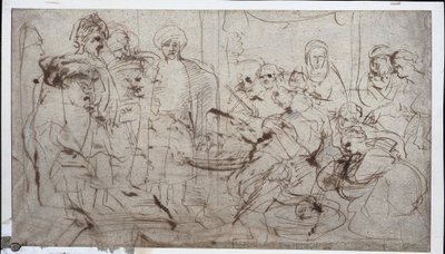 Tomiris con la cabeza de Ciro (verso) de Peter Paul Rubens