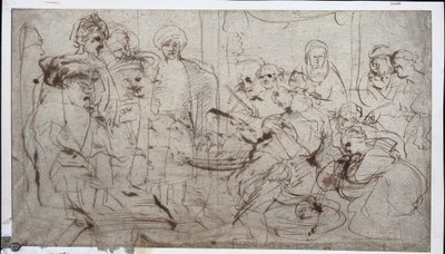 Tomiris con la cabeza de Ciro, c. 1637-1638 de Peter Paul Rubens