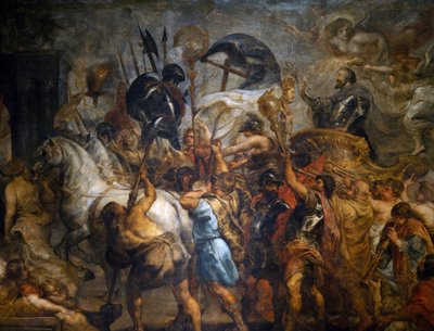 Entrada triunfal de Enrique IV en París (22 de marzo) de Peter Paul Rubens