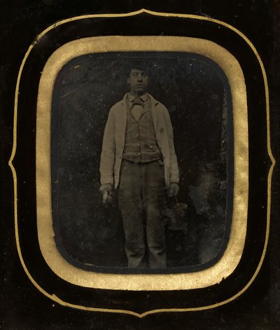 Hombre con cubo y brocha, finales de 1850-60 de Peter Ralston