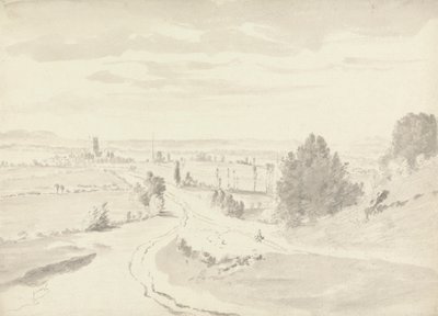 Vista lejana de una ciudad de Peter Rashleigh