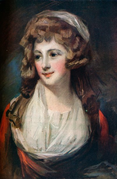 Retrato al Pastel de la Sra. Catherine Holden, 1775 de Peter Romney