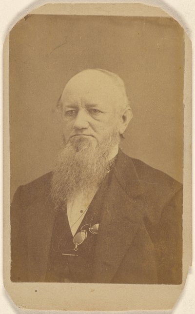 [Hombre mayor no identificado con una larga barba, un pince-nez alrededor de su cuello] de Peter S. Weaver