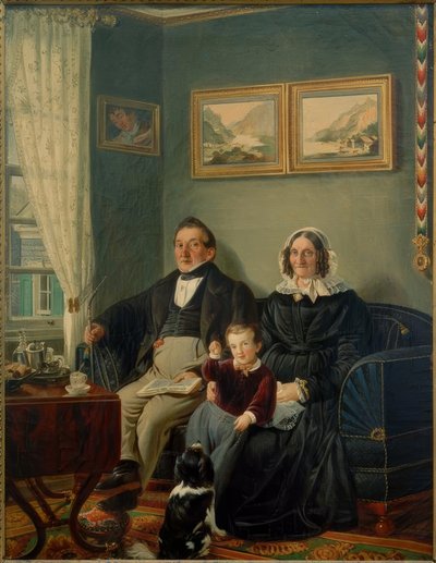 Johann Peter Keuchen y Sophie Karoline Keuchen nacida de Peter Schwingen