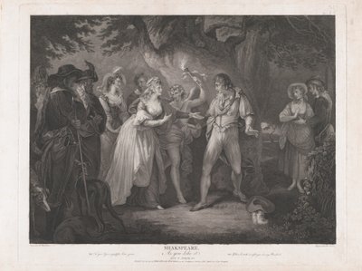 Como Gustéis, Acto 5, Escena 4 de Shakespeare, 29 de septiembre de 1792 de Peter Simon