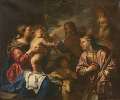 El matrimonio místico de Santa Catalina de Peter Thys