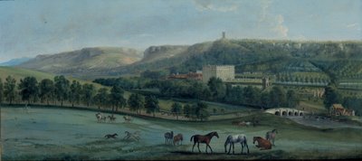 Vista de Chatsworth desde el suroeste de Peter Tillemans
