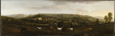 Vista de Chatsworth desde el suroeste de Peter Tillemans