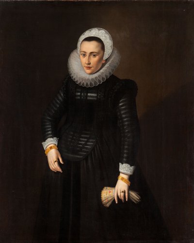 Retrato de Barbara de Herlin de Peter Tillemans