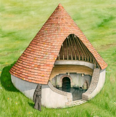 Casa de conducción, Abadía de San Agustín, Canterbury, Kent de Peter Urmston