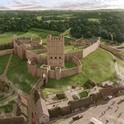 Castillo de Richmond, Richmond, Richmondshire, North Yorkshire, 2016 de Peter Urmston