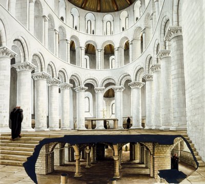 El presbiterio y la cripta en la Abadía de San Agustín, siglo XII de Peter Urmston