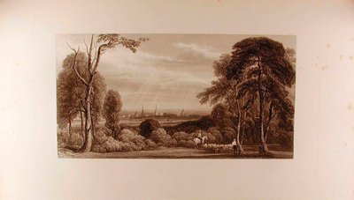 Vista de Oxford desde Wytham de Peter de Wint
