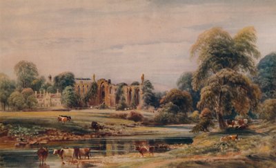 Abadía y rectoría de Bolton, 1846, 1935 de Peter de Wint
