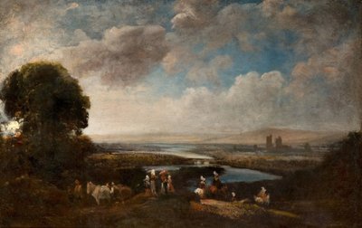 Paisaje extenso de Peter de Wint