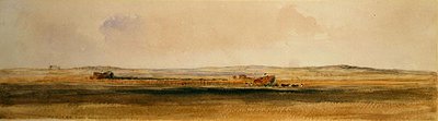 Cosecha en los Wolds de Lincolnshire de Peter de Wint