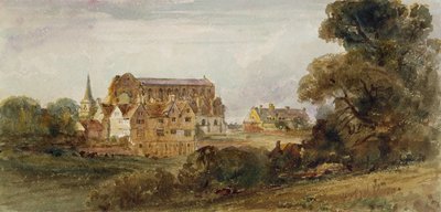 Abadía de Malmesbury, Wiltshire de Peter de Wint