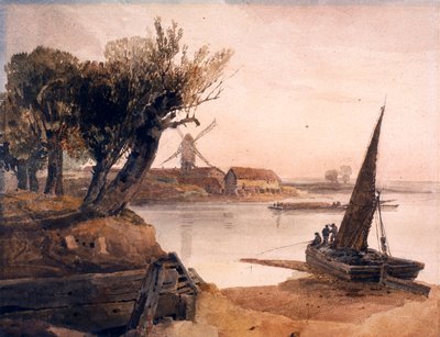 En el río Witham de Peter de Wint