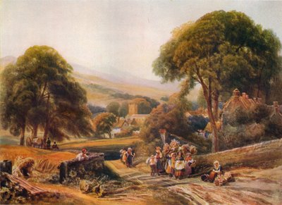 El regreso de los cosechadores, c1804-1849, 1936 de Peter de Wint