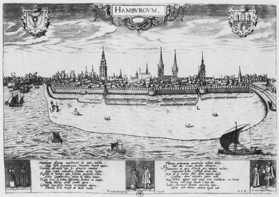 Vista de Hamburgo de Peter van der Doort